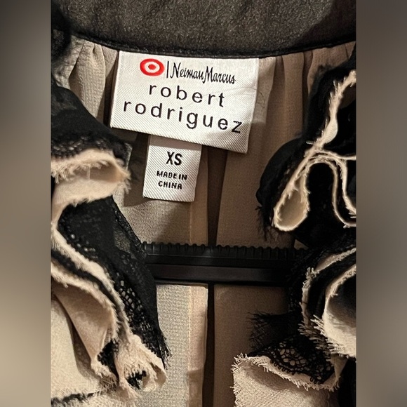 #62 ROBERT RODRIGUEZ • NEIMAN MARCUS FOR TARGET • RUFFLE PEPLUM TOP - Picture 7 of 11